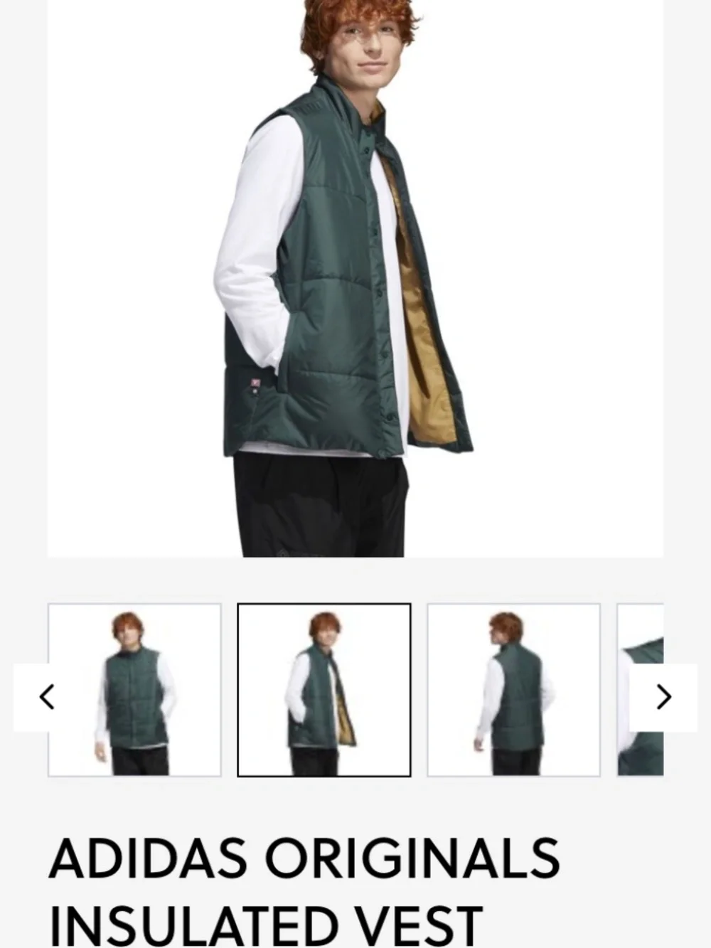 Adidas Originals Insulated Skateboarding Vest